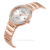 BONIA BNB10854-2517S Rosegold Dial Silver Stainless Steel